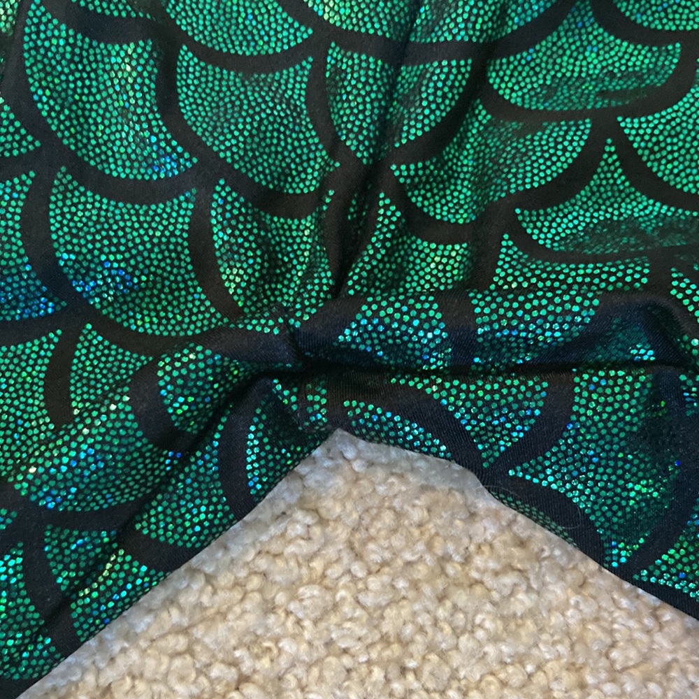 BlackMilk Mermaid MERMEMERALD LEGGINGS - Picture 7 of 9